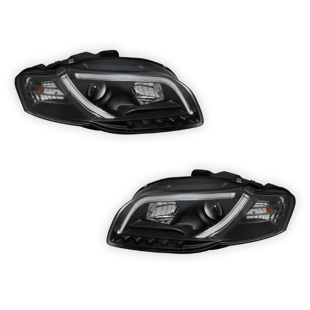 Audi A4 B7 (2005 - 2008) 3D LED DRL Projector Headlights LH + RH