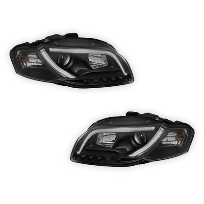 Audi A4 B7 (2005 - 2008) 3D LED DRL Projector Headlights LH + RH