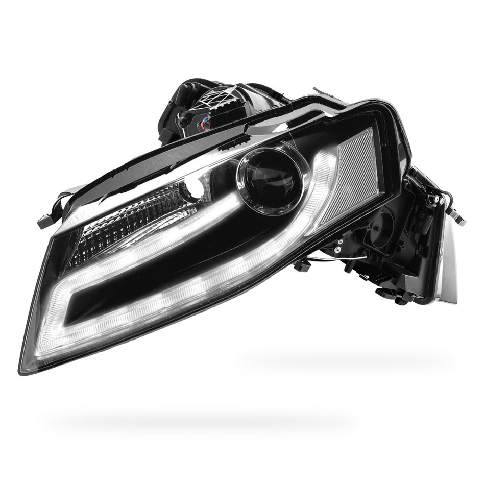 Audi A4 B8 Pre-Facelift (2009 - 2012) LED DRL Dual Beam Projector Halogen Headlights LH + RH