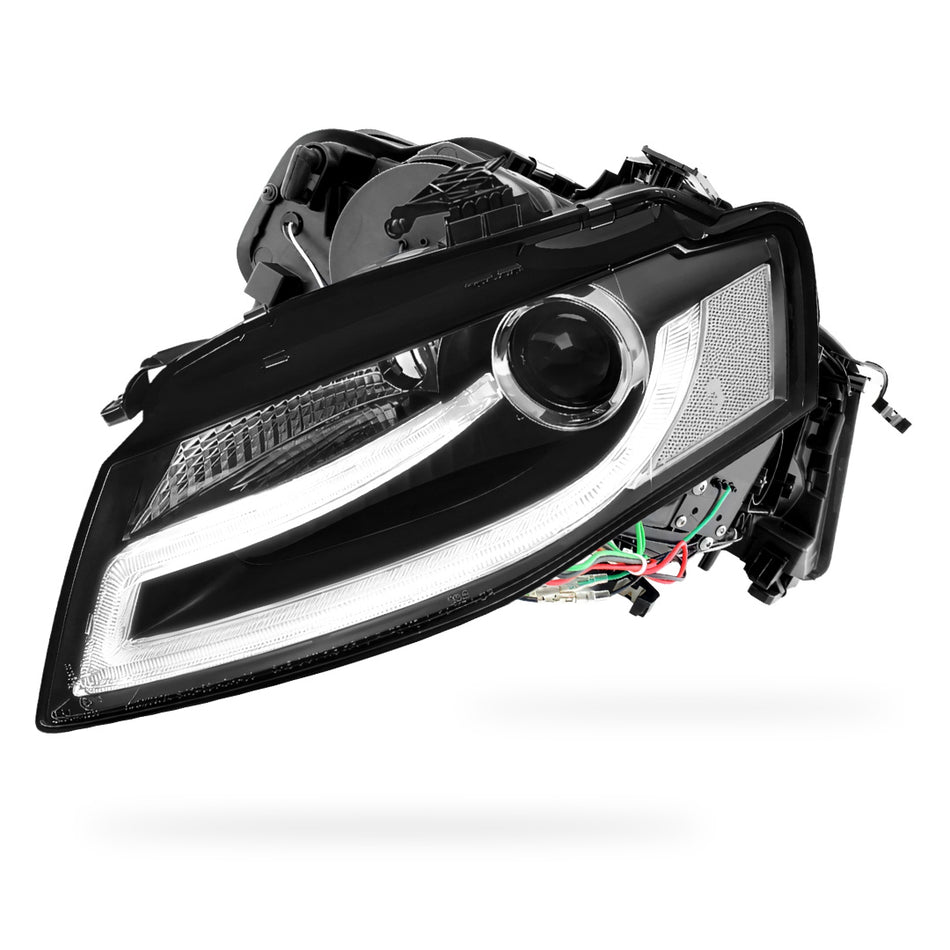 Audi A4 B8 Pre-Facelift (2009 - 2012) LED DRL Dual Beam Projector HID Headlights LH + RH