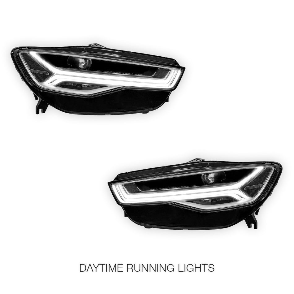 Audi A6 C7 (2015 - 2018) LED DRL Headlights LH + RH