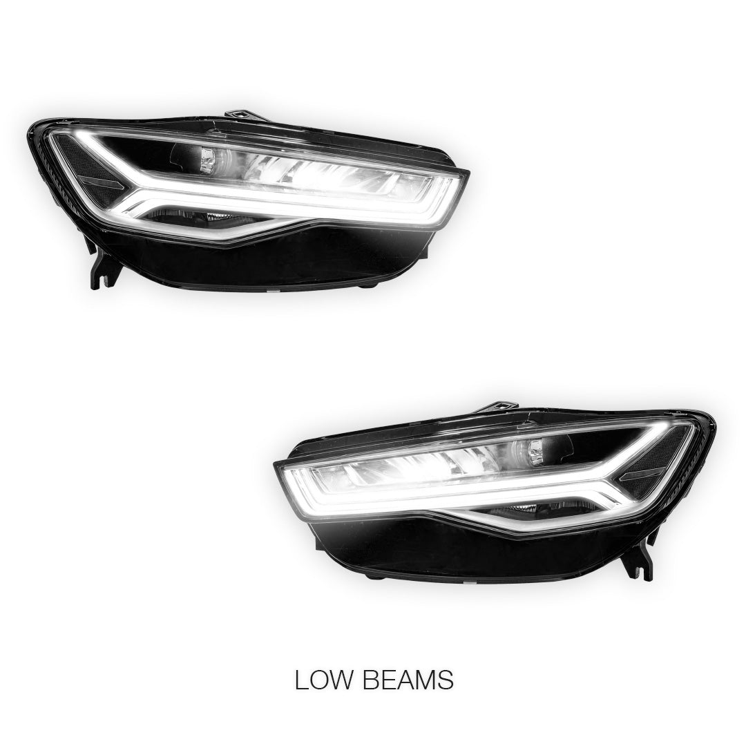 Audi A6 C7 (2015 - 2018) LED DRL Headlights LH + RH