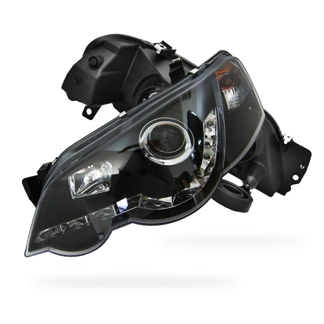 Ford Falcon BA / BF (2002 - 2008) LED DRL Projector Headlights LH + RH