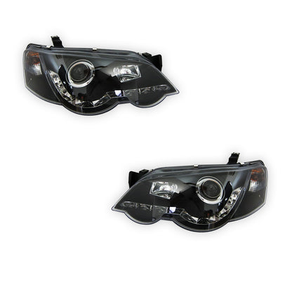 Ford Falcon BA / BF (2002 - 2008) LED DRL Projector Headlights LH + RH