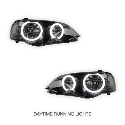 Ford Falcon BA / BF (2002 - 2008) LED DRL Projector Headlights LH + RH