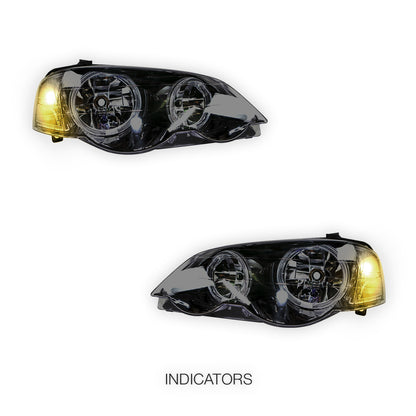 Ford Falcon BA / BF (2002 - 2008) LED DRL Projector Headlights LH + RH