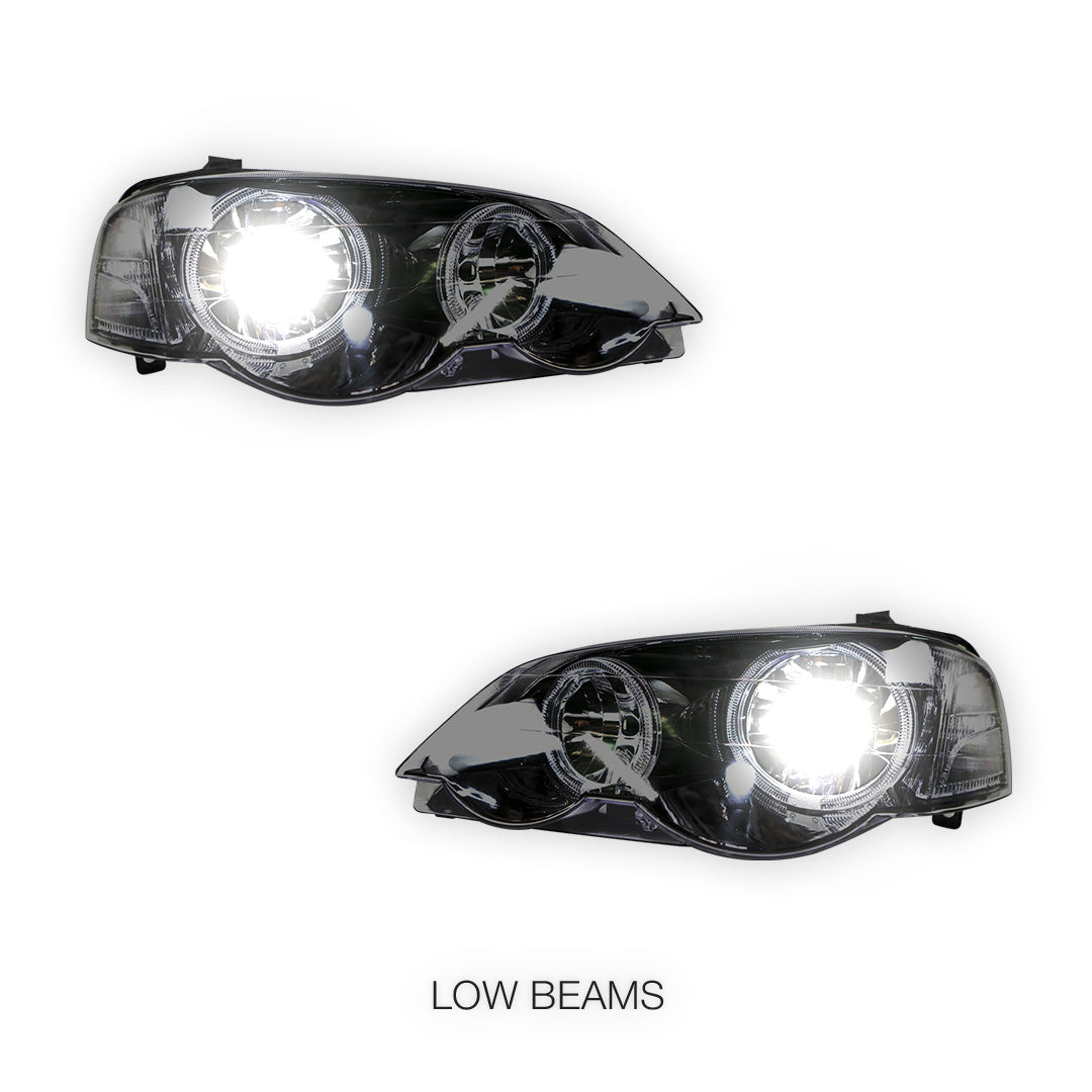 Ford Falcon BA / BF (2002 - 2008) LED DRL Projector Headlights LH + RH