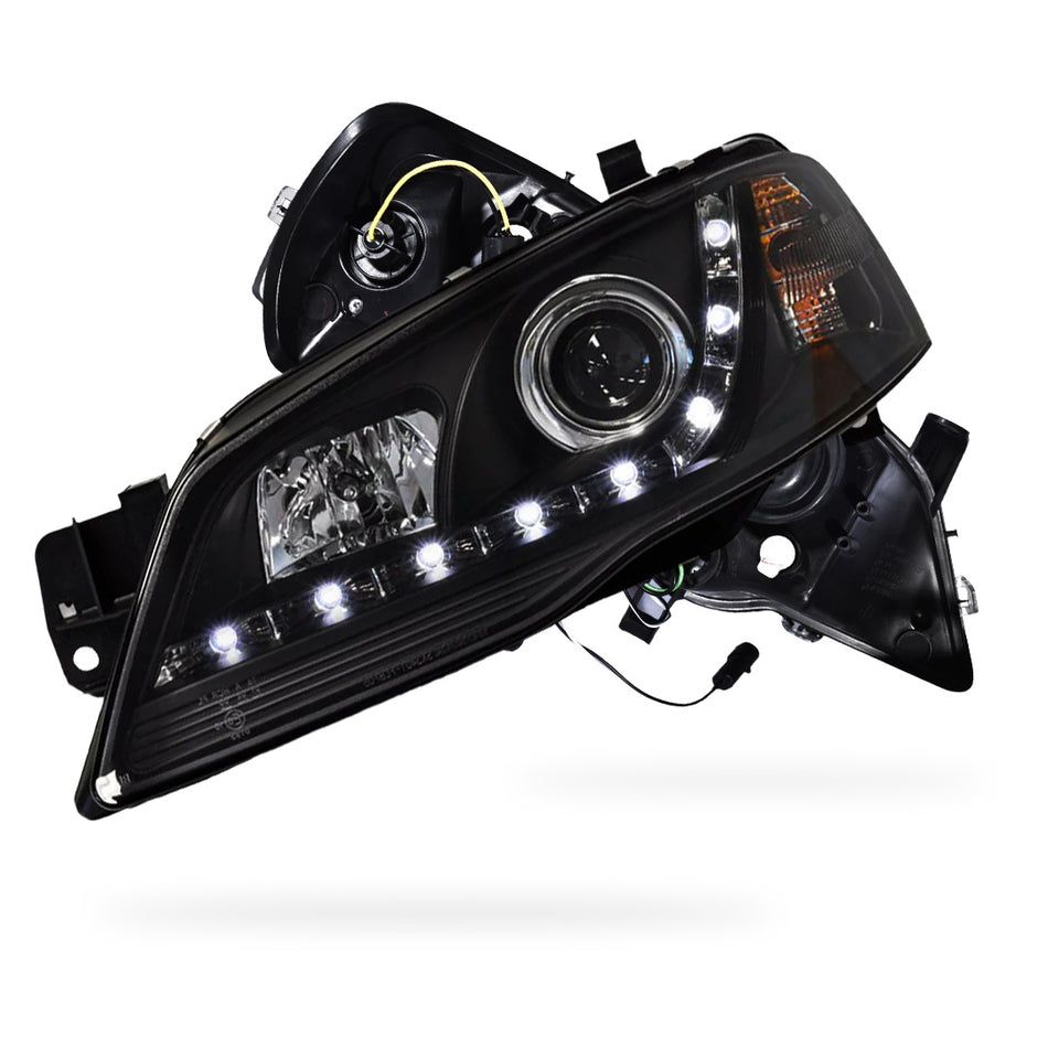 Ford Fairmont BF (2005 - 2008) LED DRL Projector Headlights LH + RH