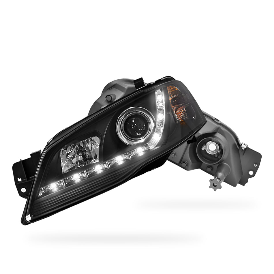 Ford Fairmont BF (2005 - 2010) LED DRL Projector Headlights LH + RH