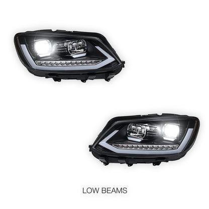 Volkswagen Caddy 2K (2011 - 2015) LED DRL Projector Headlights LH + RH