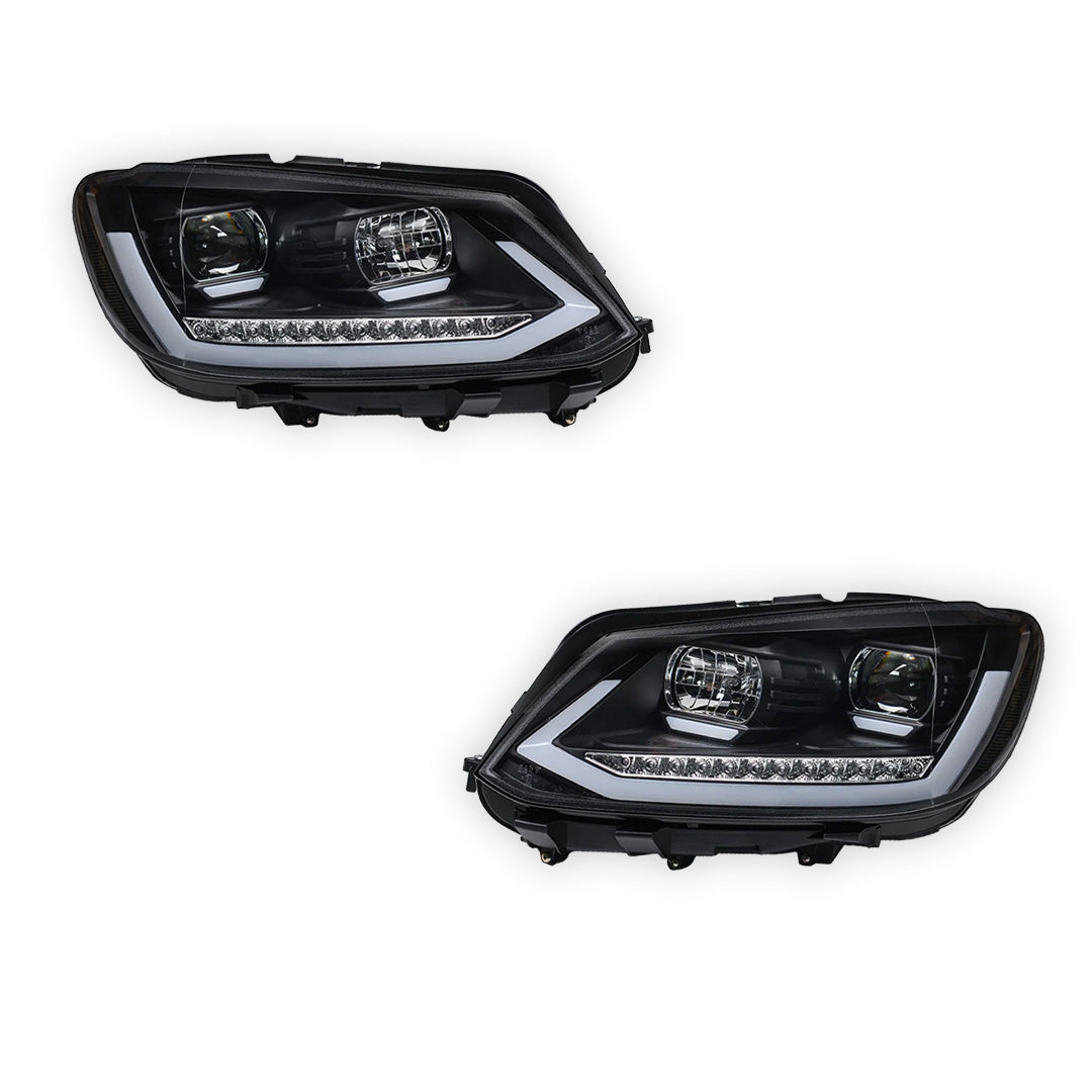 Volkswagen Caddy 2K (2011 - 2015) LED DRL Projector Headlights LH + RH