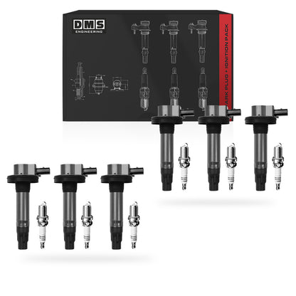 Mazda CX-9 TB (2007 - 2016) 3.7L Ignition Coils and Spark Plugs Complete Set