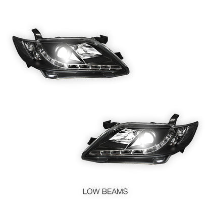 Toyota Camry XV40 (2006 - 2009) DRL Projector Headlights LH + RH