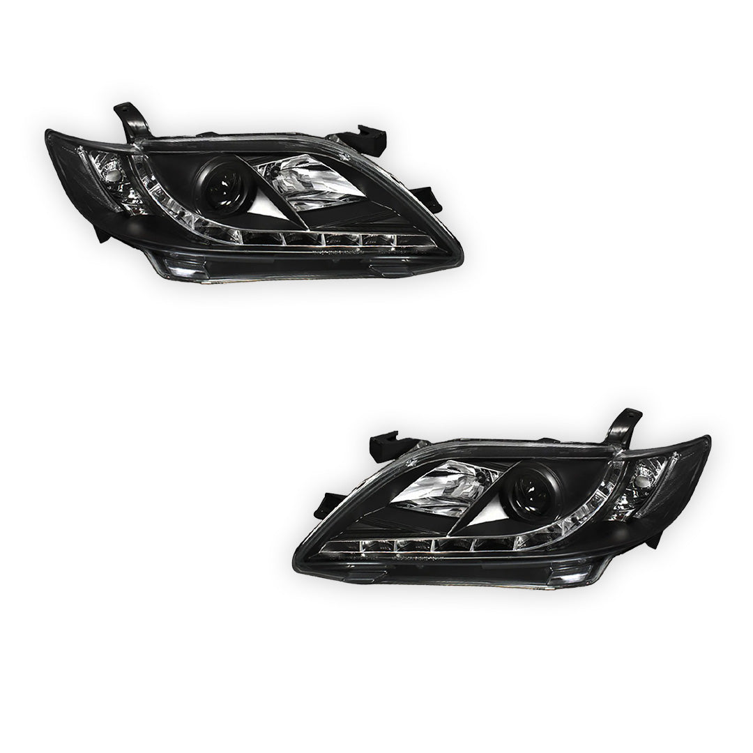 Toyota Camry XV40 (2006 - 2009) DRL Projector Headlights LH + RH