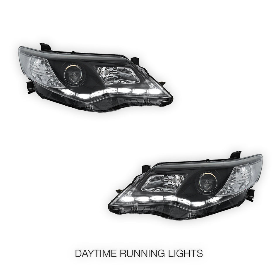 Toyota Camry XV50 (2012 - 2015) DRL Projector Headlights LH + RH