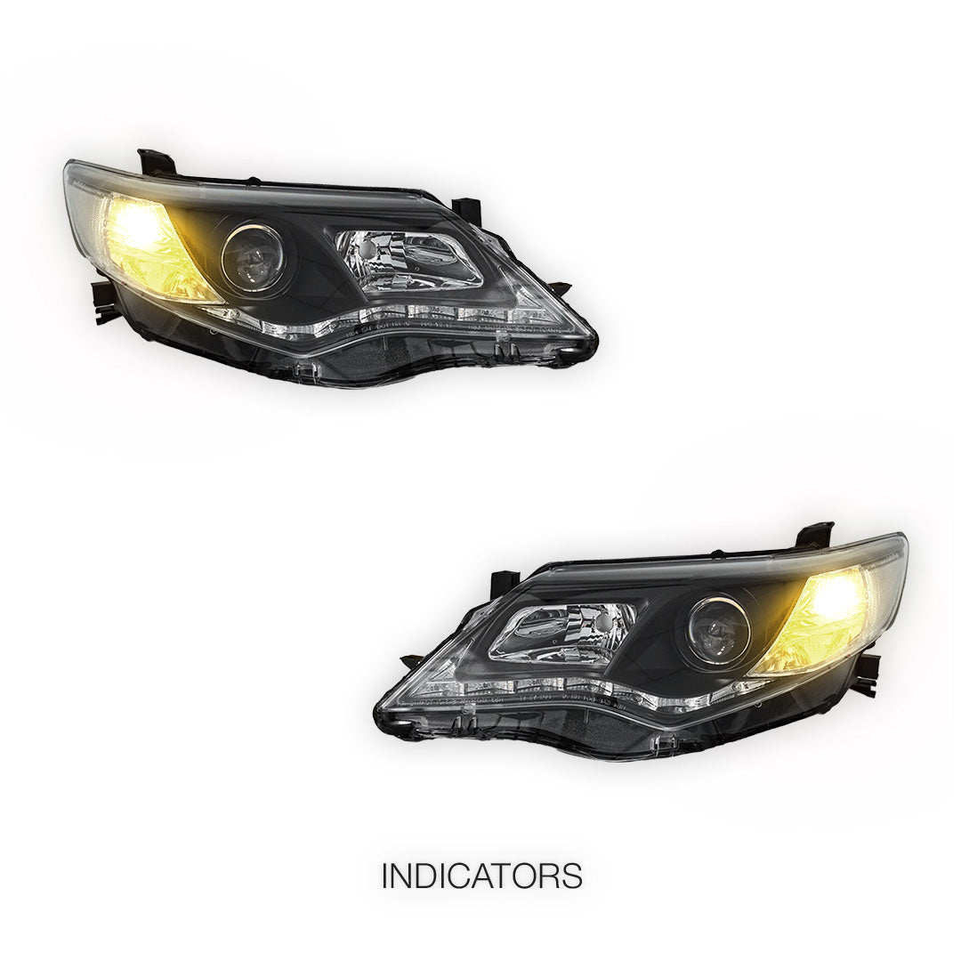 Toyota Camry XV50 (2012 - 2015) DRL Projector Headlights LH + RH