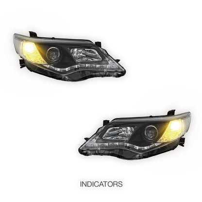 Toyota Camry XV50 (2012 - 2015) DRL Projector Headlights LH + RH