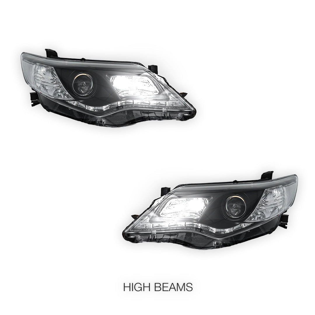Toyota Camry XV50 (2012 - 2015) DRL Projector Headlights LH + RH