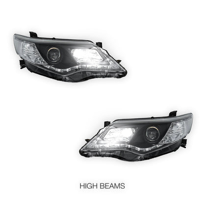 Toyota Camry XV50 (2012 - 2015) DRL Projector Headlights LH + RH