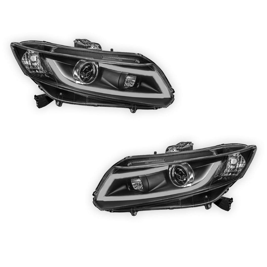 Honda Civic FB (2012 - 2016) 3D DRL Projector Headlights LH + RH