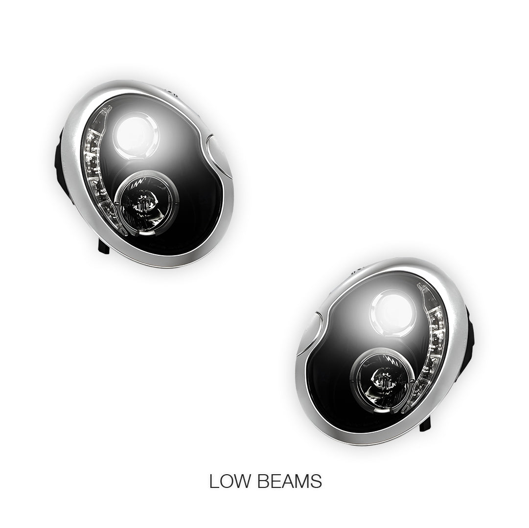 Mini Cooper R50 / R53 (2001 - 2006) LED DRL Projector Headlights LH + RH