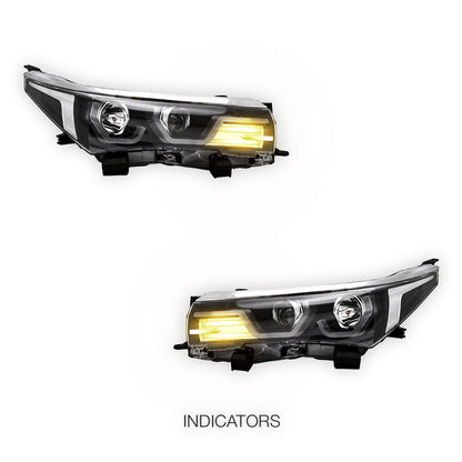 Toyota Corolla E180 (2013 - 2016) LED DRL Projector Headlights LH + RH