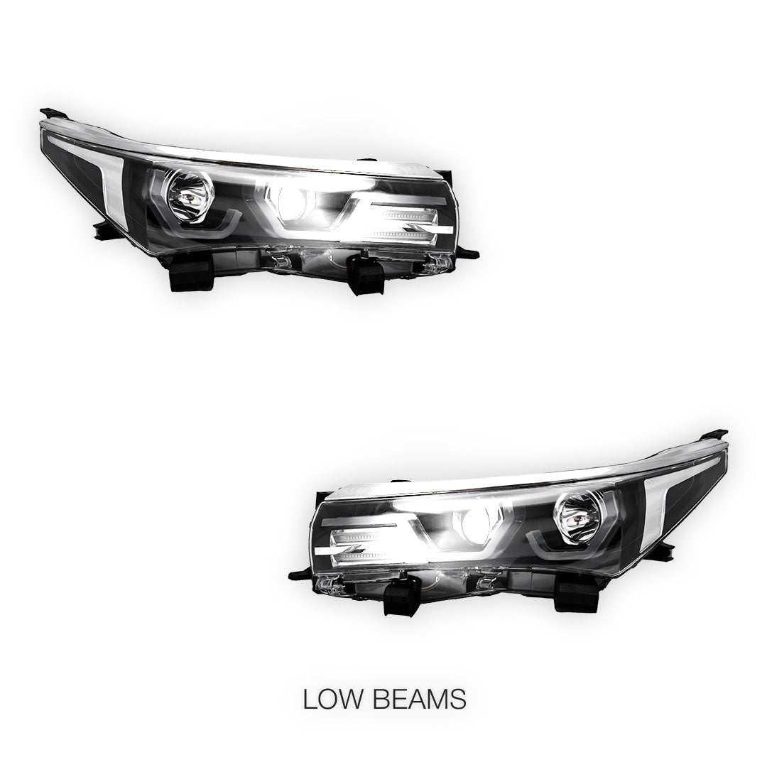 Toyota Corolla E180 (2013 - 2016) LED DRL Projector Headlights LH + RH