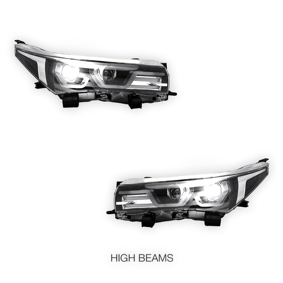 Toyota Corolla E180 (2013 - 2016) LED DRL Projector Headlights LH + RH