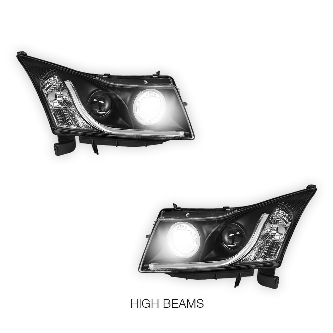 Holden Cruze JG (2009 - 2011) 3D DRL Projector Headlights LH + RH