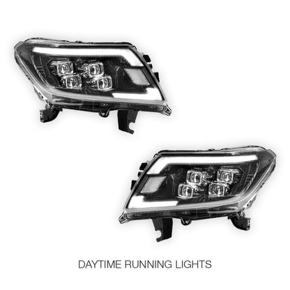 Nissan Navara D23 (2015 - 2020) LED DRL Projector Headlights LH + RH