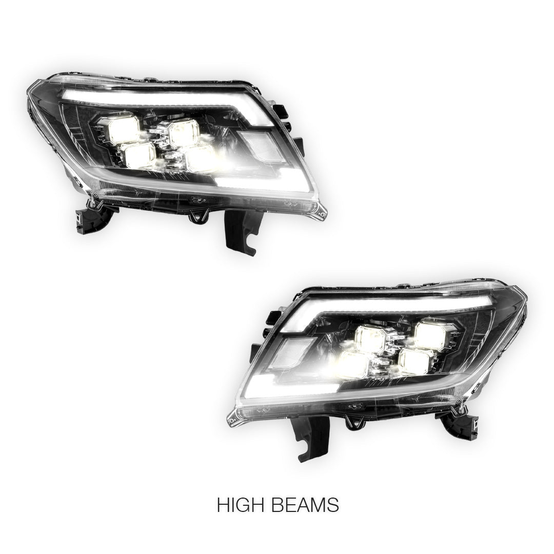 Nissan Navara D23 (2015 - 2020) LED DRL Projector Headlights LH + RH