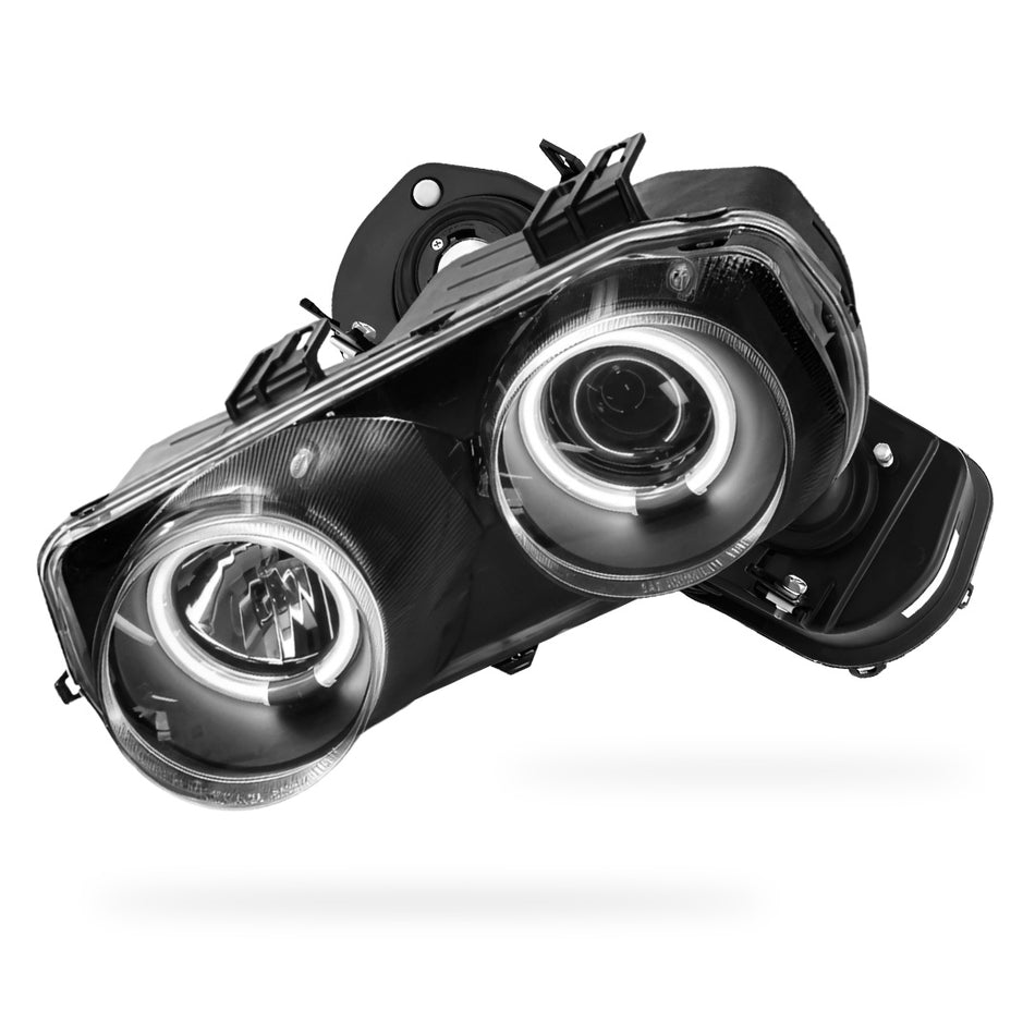 Honda Integra DC2 (1993 - 1997) JDM CCFL Angel-Eye Projector Headlights LH + RH