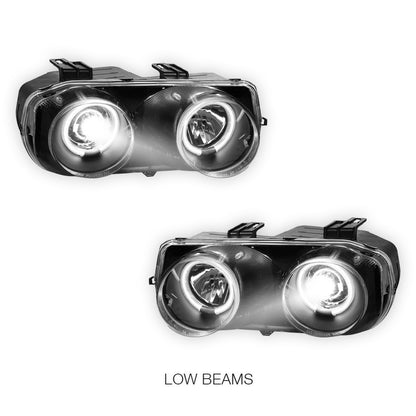 Honda Integra DC2 (1993 - 1997) JDM CCFL Angel-Eye Projector Headlights LH + RH