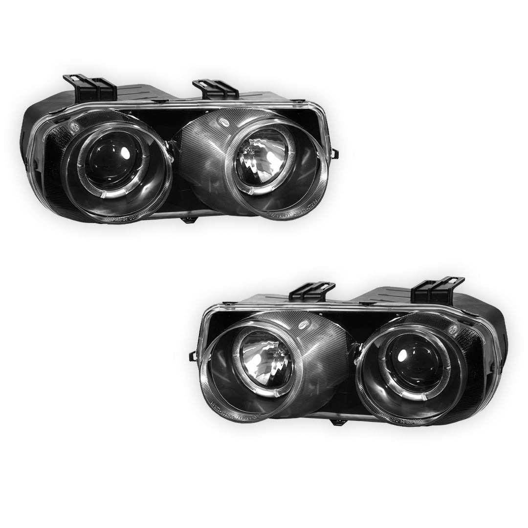 Honda Integra DC2 (1993 - 1997) JDM CCFL Angel-Eye Projector Headlights LH + RH