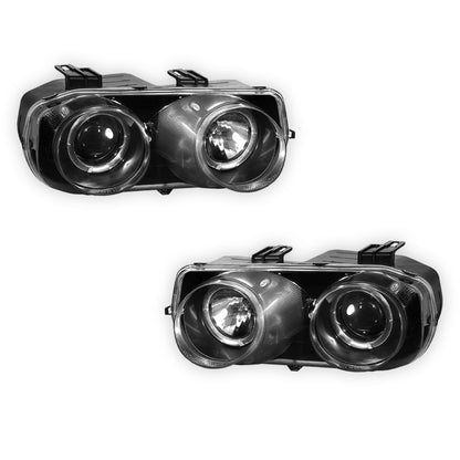 Honda Integra DC2 (1993 - 1997) JDM CCFL Angel-Eye Projector Headlights LH + RH