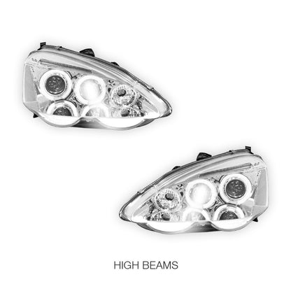 Honda Integra DC5 (2001 - 2004) LED Angel-Eye Projector Headlights LH + RH