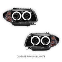 BMW 1 Series E81 / E82 / E87 / E88 (2004 - 2013) Halogen Model DRL Projector Headlights LH + RH