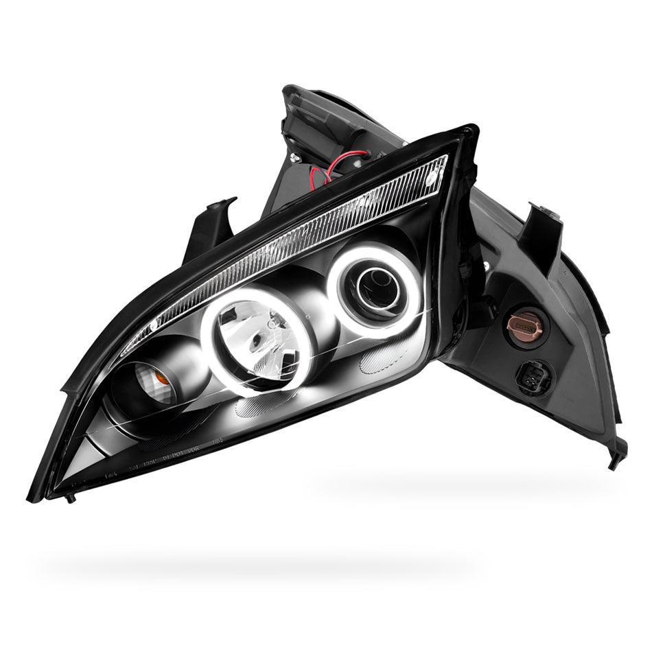 Ford Focus LS / LT (2005- 2008) CCFL Angel-Eyes DRL Projector Headlights LH + RH