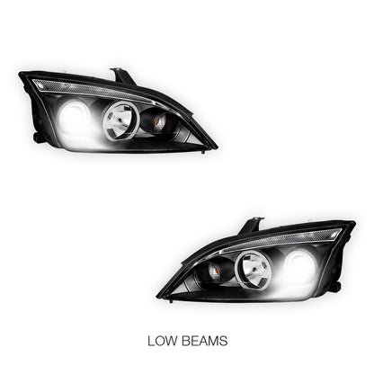 Ford Focus LS / LT (2005- 2008) CCFL Angel-Eyes DRL Projector Headlights LH + RH