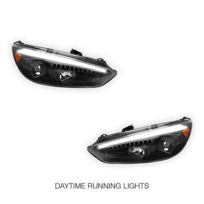 Ford Focus LZ (2015- 2018) 3D LED DRL Projector Headlights LH + RH