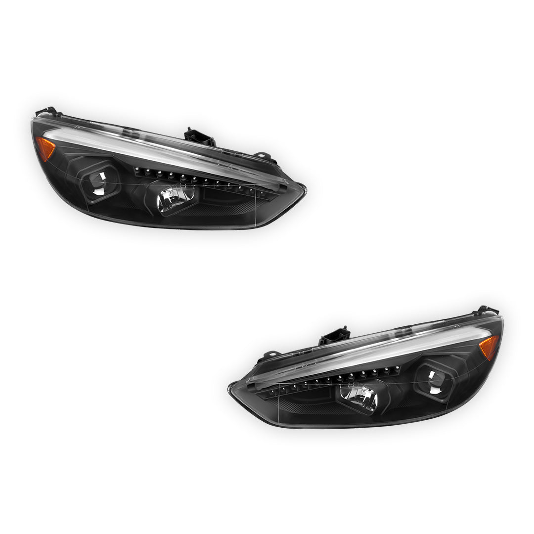 Ford Focus LZ (2015- 2018) 3D LED DRL Projector Headlights LH + RH
