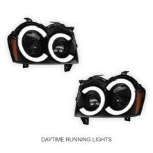 Jeep Grand Cherokee WH (2005- 2010) LED DRL Angel-Eyes Projector Headlights LH + RH