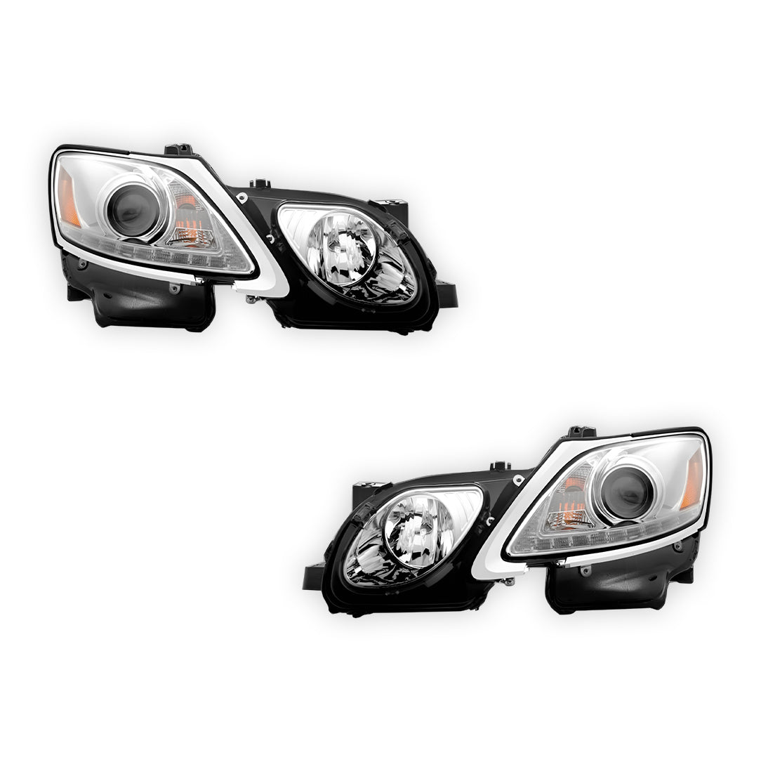 Lexus GS430 S190 (2005- 2010) HID / Xenon Model LED DRL Projector Headlights LH + RH