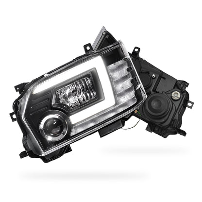 Toyota HiAce H200 (2015 - 2019) LED DRL Projector Headlights LH + RH