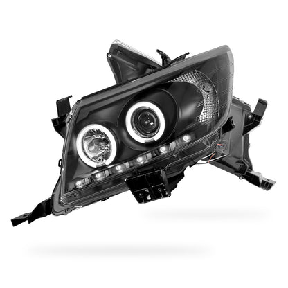 Toyota HiLux Vigo N70 (2011 - 2014) CCFL Angel-Eyes LED DRL Projector Headlights LH + RH
