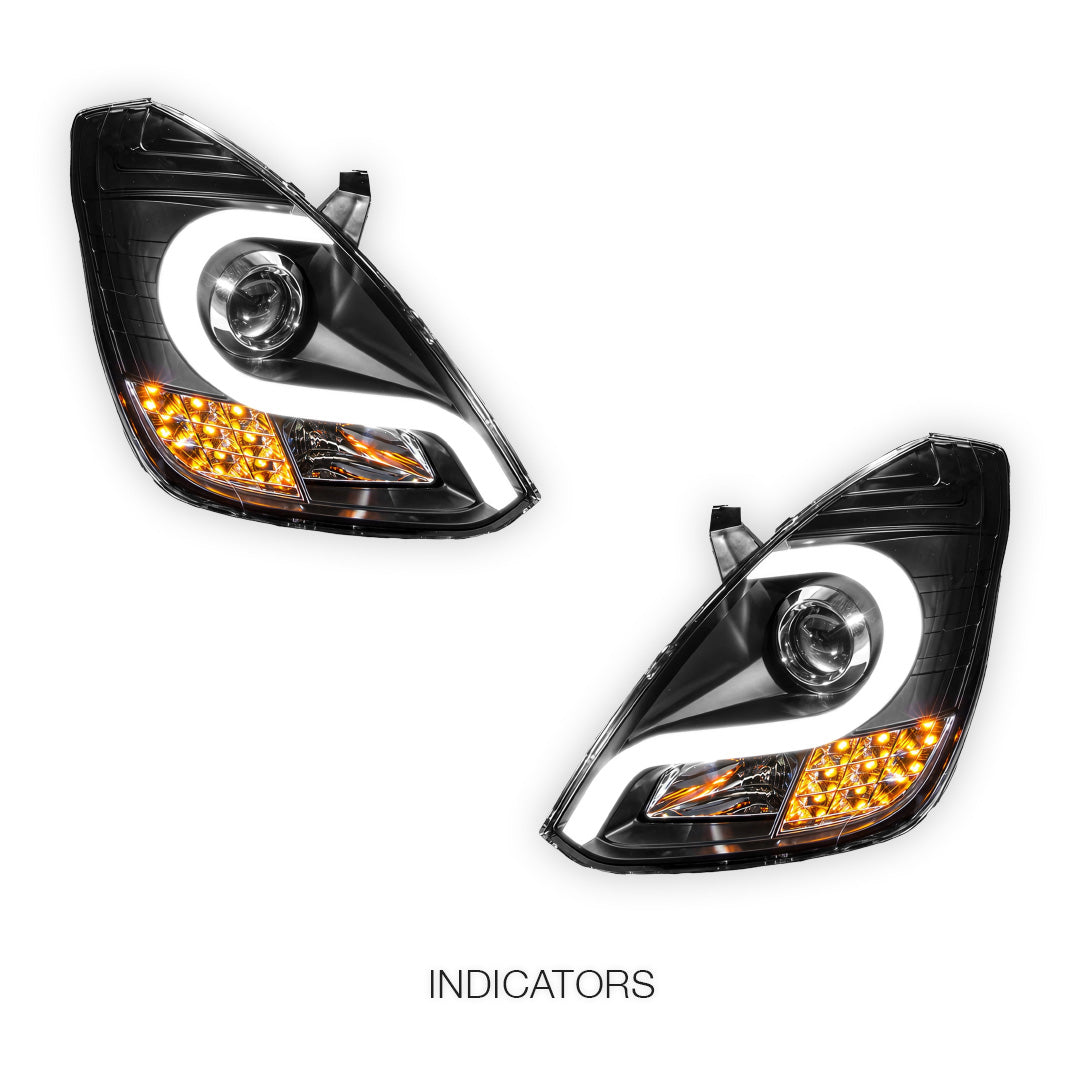 Hyundai iLoad / iMax TQ (2008 - 2018) LED DRL Projector Headlights LH + RH