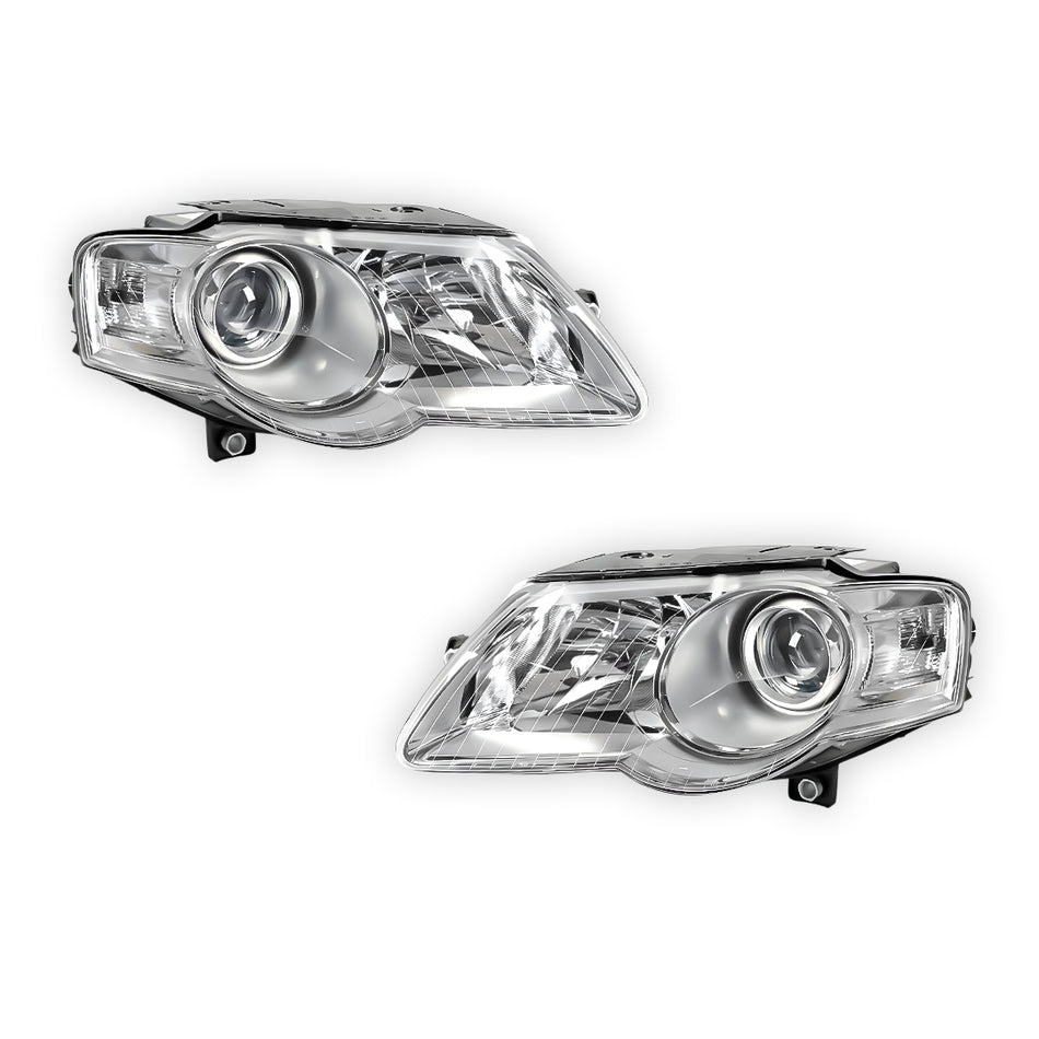 Volkswagen Passat B6 3C (2005 - 2010) Non Zenon Headlights LH + RH