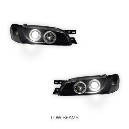 Subaru Impreza GC / GF STI (1994 - 2000) CCFL Angel-Eyes DRL Projector Headlights LH + RH