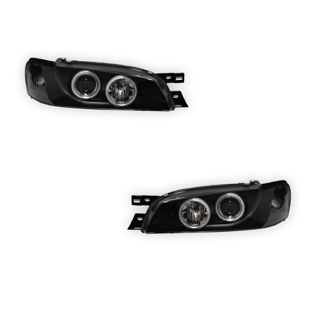 Subaru Impreza GC / GF STI (1994 - 2000) CCFL Angel-Eyes DRL Projector Headlights LH + RH