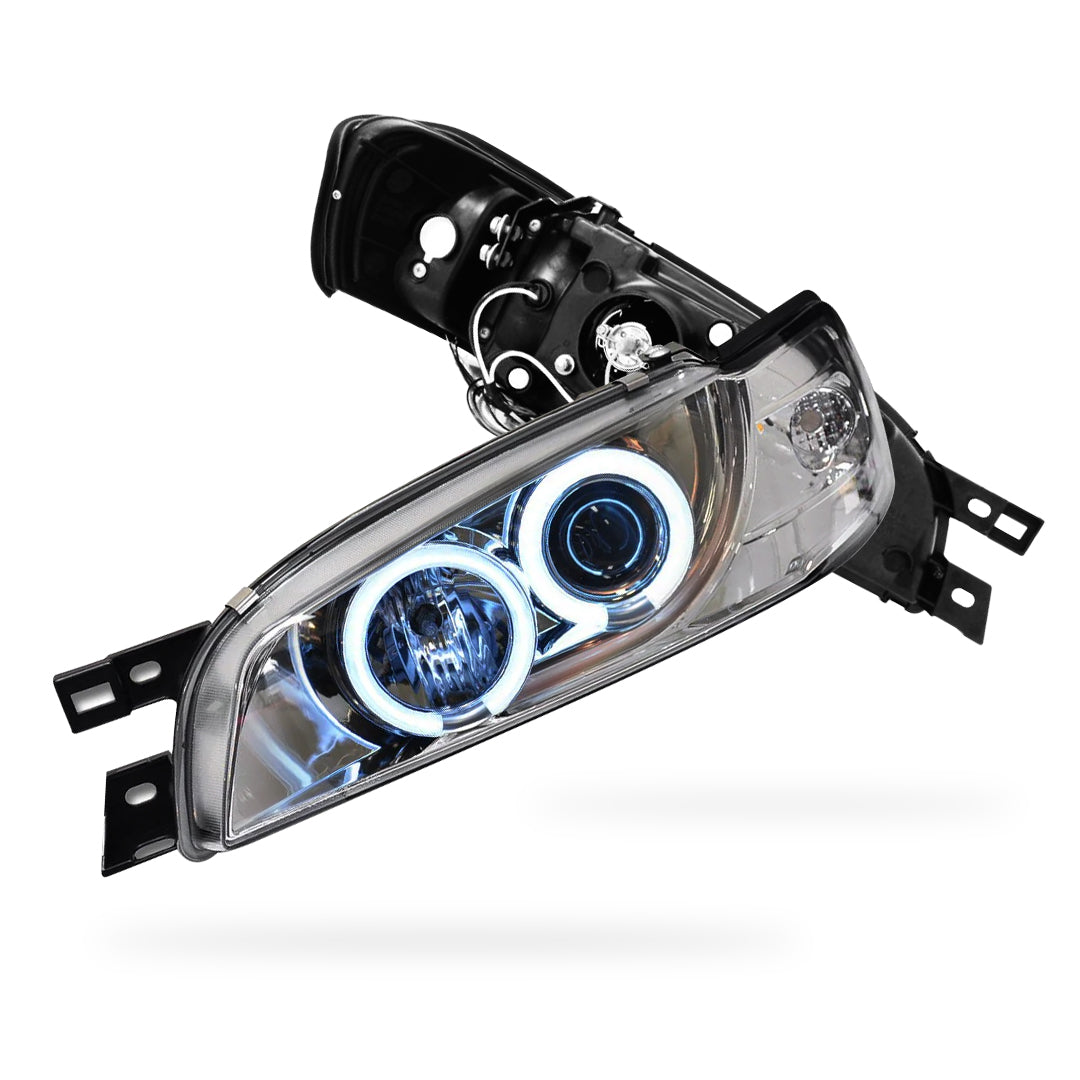 Subaru Impreza GC / GF STI (1994 - 2000) CCFL Angel-Eyes DRL Projector Headlights LH + RH